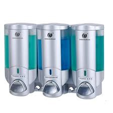 Triple Chamber Refillable Wall Mounted Shower Soap Dispenser CD-3016B