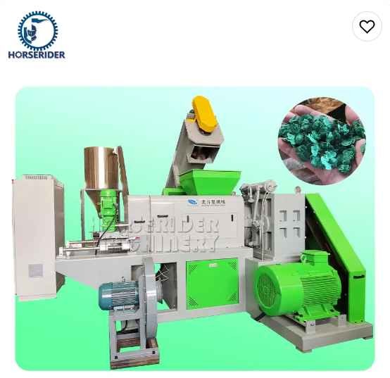 woven bag film screw barrel squeezing dryer and pelletizing machine