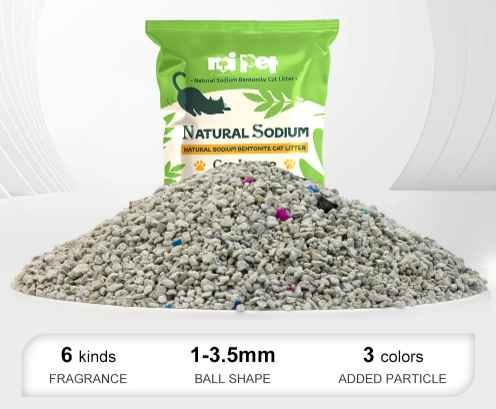 BSCI Bentonite Cat Litter Factory OEM/ODM Clumping Dust Free Raw Ore Crushed Bentonite Cat Litter sand