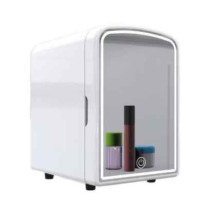 4L Travel Portable AC/DC Skin Care Cosmetics LED Mirror Fridges Mini Refrigerator For Home Car Fridge