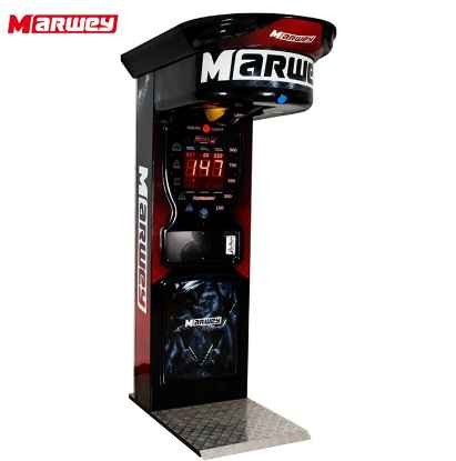 Amusement Park Ultimate Big Punch Bag Boxing Game Machine Cheap Price Coin Operated Electric Boxing Simulator Machine Supplier