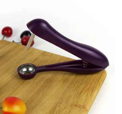 KINGWISE Promotional Gifts Cheap Kitchen Gadgets Fruits Core Seed Remover Plastic Handheld Olive Cherry Pitter Machine