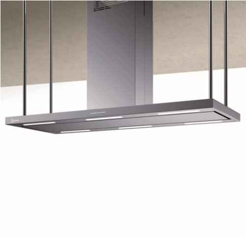 High Quality Made in Italy Design Steel Island Hood Range Hood 176x60 cm ELEA CENTRALE for Kitchen and Cooking
