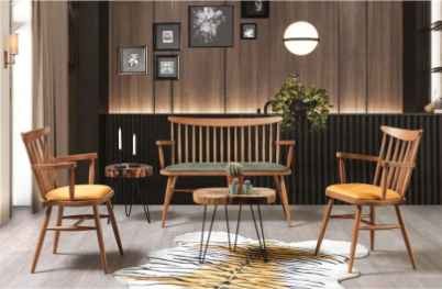 ANGELACOMA Natural Wooden Tea Set Product High Quality Tea Set Chair Categories Decorative Pot And Cup Service Colourful Product