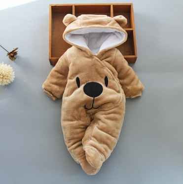 Green Horizon Coldker winter fleece baby rompers long sleeve baby romper jumpsuit clothes boy girl clothing soft infant warm ro