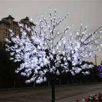 High Quality Christmas Outdoor fairy lighted tree lamp 4 5 6 7 FT willow tree fiber optic light
