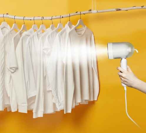 2023 Factory Wholesale Supplier mini steam iron Fabric Folding travel steamer Portable hand held garment steamer