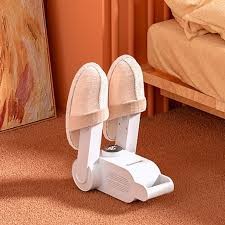 Portable Electric Shoe Boot Dryer and Warmer with Folding and Drying Rack-Adjustable Rack and Retractable-Deodorization