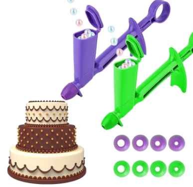 1SET DIY Plastic Pearl Applicator Fondant Cake Decorating Tool Pearl Ball Applicator Sugarcraft Cake Tools for Cake Decoration