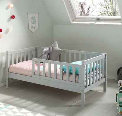 Emily Solid Wooden Toddler Bed and Kids Bed