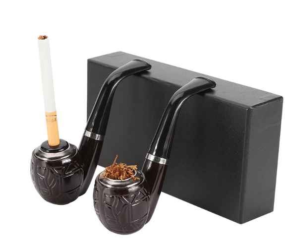 Futeng custom logo resing smoking pipe with smoking pipe lid wholesale high quality portable smoking pipes