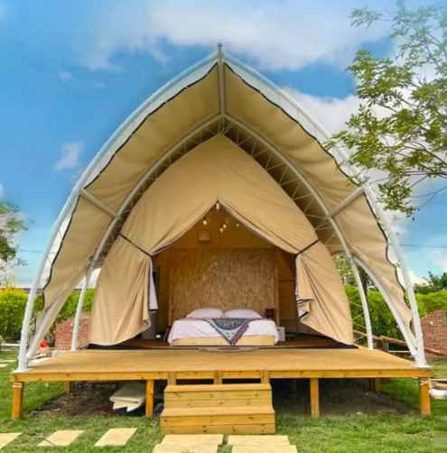 Outdoor Hotel Tents Camping Outdoor Luxury Resort Tent