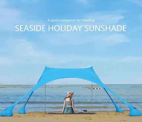 Hight Quality Sun Shelter 1-2 Person Beach Tent Canopy SunShade Tent With Sandbag