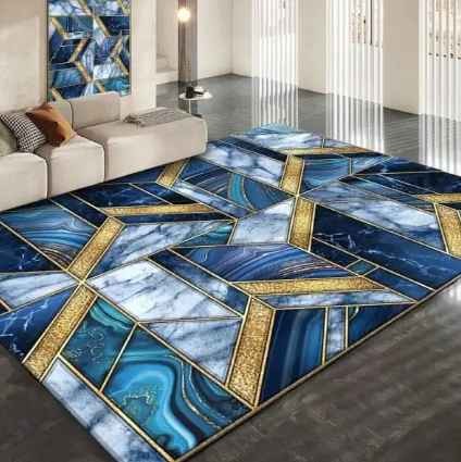 Wholesale 3d printed carpets and rugs customized trending products 2023 new arrivals home decor items for living room items