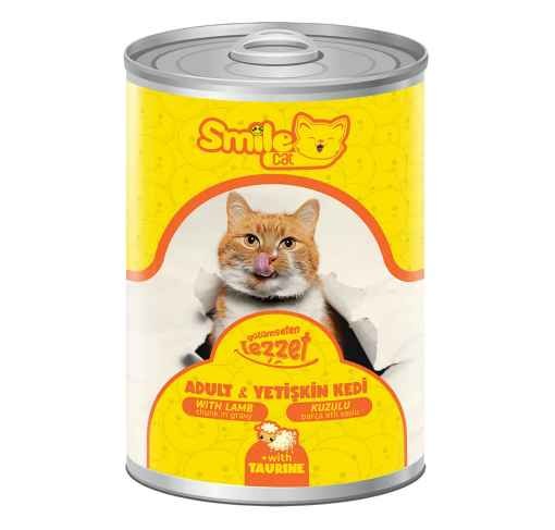 Smile Cat Canned Food with Lamb Chunk in Gravy Organic Pet Food