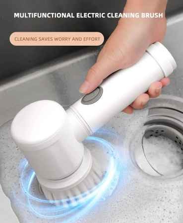 Kitchen handheld cordless electric cleaning brush kitchen dishwashing brush bathroom sink tile electric pot brush gods
