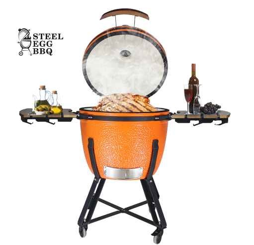 SEB KAMADO Meat Grill Barbecue Grill Outdoor Kitchen BBQ Pellet Smoker Kamado Grill 24 inch