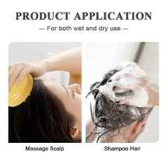 Handheld Waterproof Wet Brush Detangling Hair Shampoo Massage Brush Scalp Massager Shampoo Hair Brush