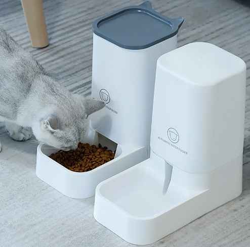 3.8L Pet Automatic Water Bowl Feeder Water Dispenser Food Feeding for Cats Dogs