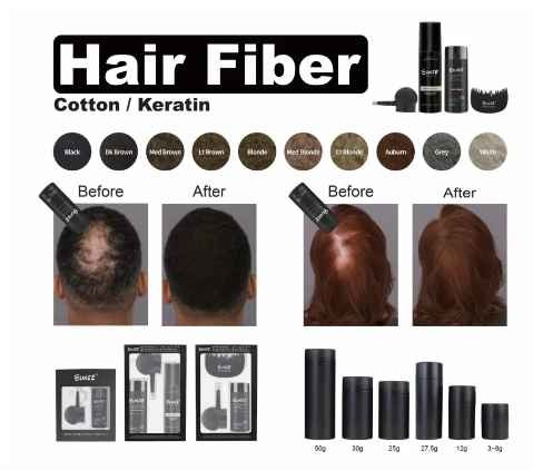 OEM Organic Thin Keratin Hair Thickening Concealer Spray Building Fibers Fibre 28g