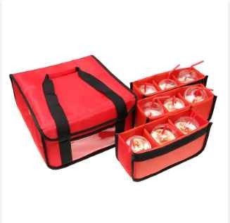 TPU Insulated Drink Carrier COFFEE Delivery Bag for 9 Hot or Cold Drinks