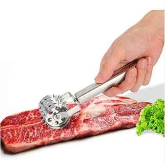 High quality stainless steel meat tenderizer kitchen rolling meat tenderizers tool
