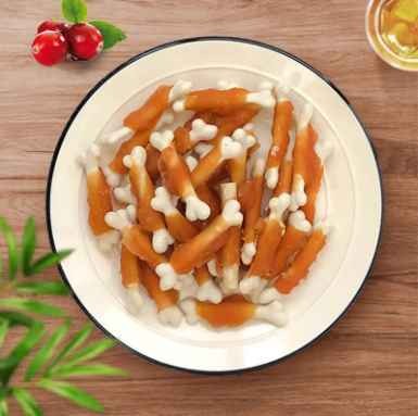 N4P Dry Dog Food Chicken Milk Bone Bite Pet Treats Snack Chicken Treats For Dogs