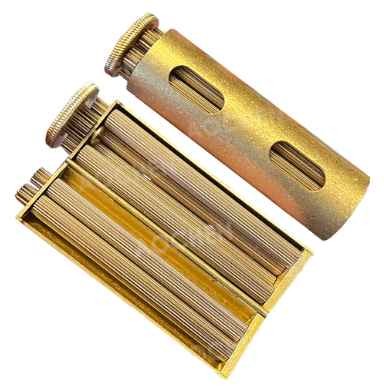 Custom Logo Brass Manual Smoke Rolling Maker Cigarette Luxury 70mm Herb Tobacco Roller