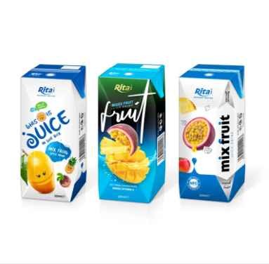 High Quality Tropical Juice From RITA OEM Beverages 200 ml Paper Box Mix Fruit Juice Fast Delivery and Quality Service