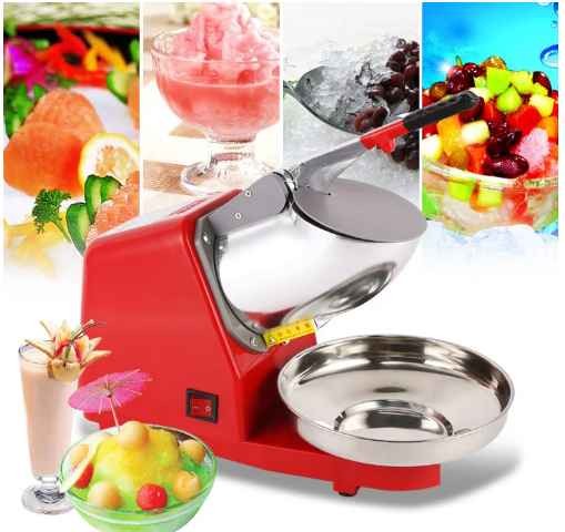 300W Stainless Steel Mini Ice Smashing Electric Ice Crushers & Shavers Snow Cone Machine For Home