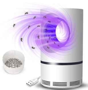 Anti Mosquito Fly Trap Solar Led Uv Light Mosquito Repelient Grey Mosquito killer lamp