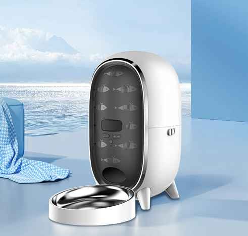 Tuya control dog cat intelligent food dispenser automatic pet feeder auto smart pet feeder