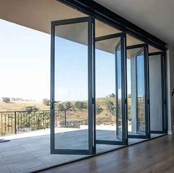 TOMA good quantity modern design front doors bi-fold door balcony door with high security