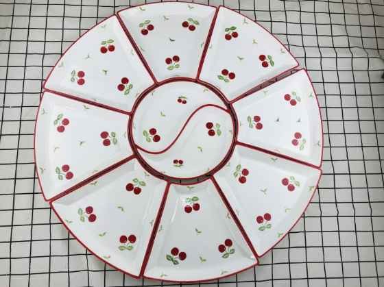 Cherry flowers porcelain Set dinnerware bowls plates set serving dishes dinner plates