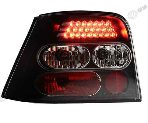 Taillight Assembly Tuning Light Modified LED Tail Light Black Background For Golf 4 98-02