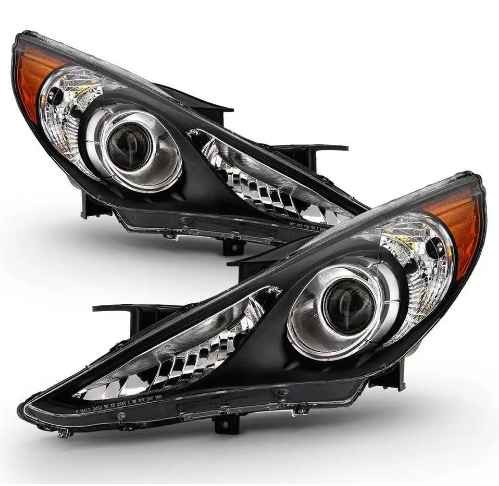 CAR Headlight Hot sell Auto Part Chrome Housing Clear Lens Replacement Fit 2011-2014 For Hyundai Sonata