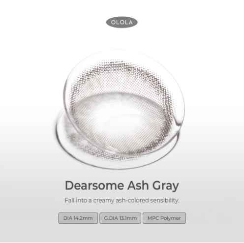 Best color contact lens (Dearsome Ash gray color) High Quality and Hot Selling Hot Product in Korea Selling