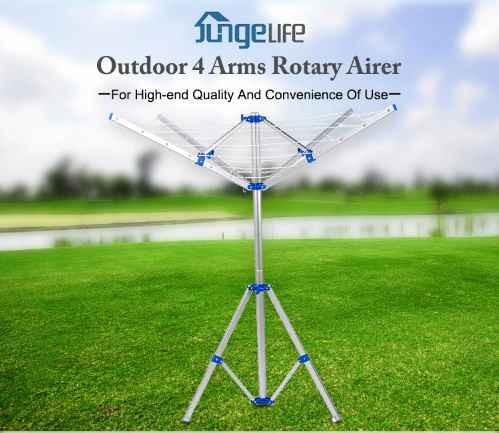 outdoor tripod laundry clothes drying rack