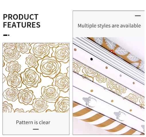 Hot Sale 2022 New Design Christmas Custom Print Gift Wrapping Paper