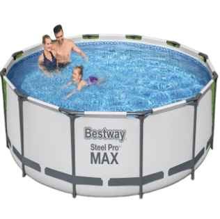 14' x 33" shanghai large metal frame swim pools open air pool 56595 outdoor adult swimming pool