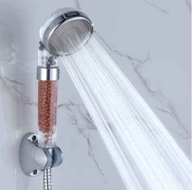 Detachable High Pressure 3 Modes Transparent Abs Filter Handheld Shower Head