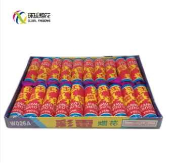 W026A Colored Flowers Big Bang Throw Firecracker Fuegos Artificiales Un0336 Red Firecracker Popular In Middle East