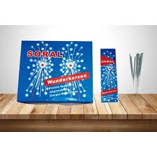 0977 7" Golden Sparklers Blue Bag Box Safe Toys For Kids Birthday Bar Celebration 1.4G Fireworks Fuegos Artificiales UN0336