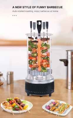 Food Grade Multifunctional Barbecue Bbq Grill Machine Electric Stainless Steel