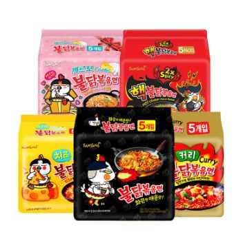 Wholesale price Exotic Hot And Spicy Chicken Flavor instant chicken spicy ramen korean instant noodles 700g