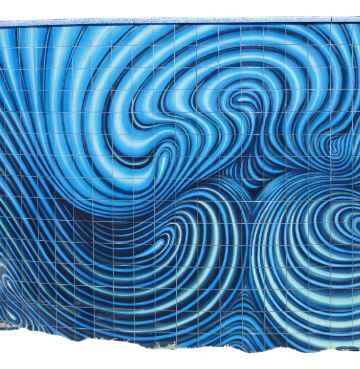 Best Italian Product Mosaic abstract paint 10x10 cm tiles for decoration