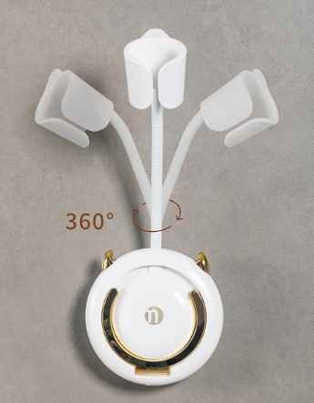 Bathroom Supplies Punch-free Hair Dryer Holder Universal Wall-mounted Hand-Free Adjustable Lazy Dryer Holder Bracket