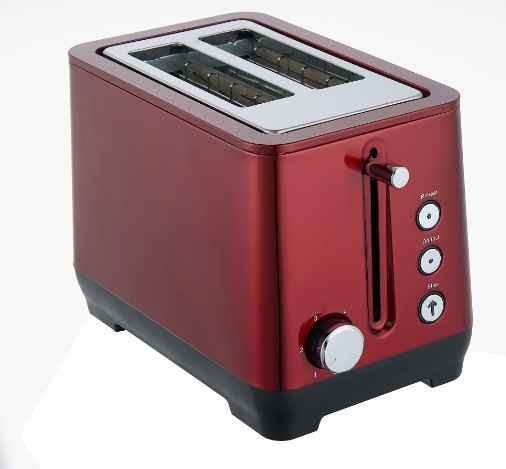 Kerong Wholesale High Quality Stainless Steel 2 Slots Toast Bread Toaster with Logo with Toaster Cover