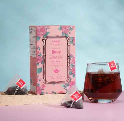 Rose Black Flower Loose Leaf Tea