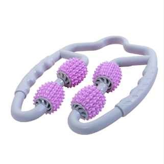 Foot Roller Massager Round Circle Yoga Massage Ball Calf Clamp Leg Shaft Muscle Relax Massage Stick